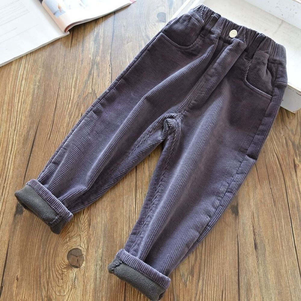 Kinderen Fleece gevoerde cordu - Corduroy Pant Warm recensie en prijs