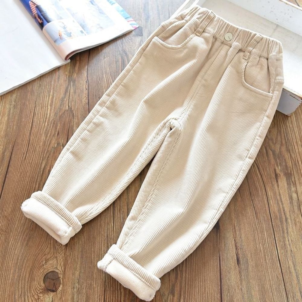 Kinderen Fleece gevoerde cordu - Corduroy Pant Warm recensie en prijs