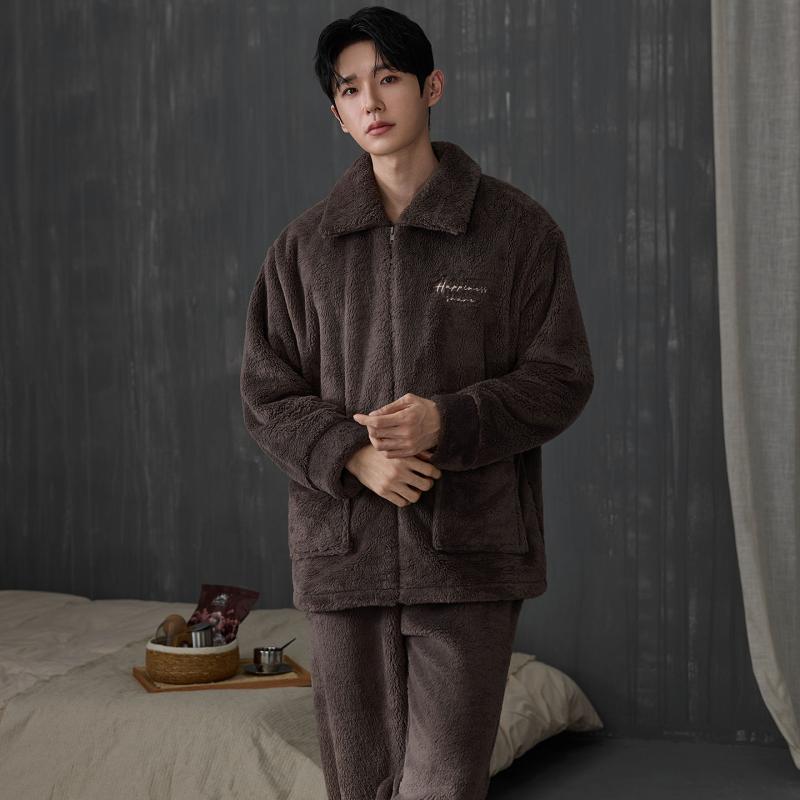 Dikke herenpyjama set winter e - Flannel Shirt Lined recensie en prijs