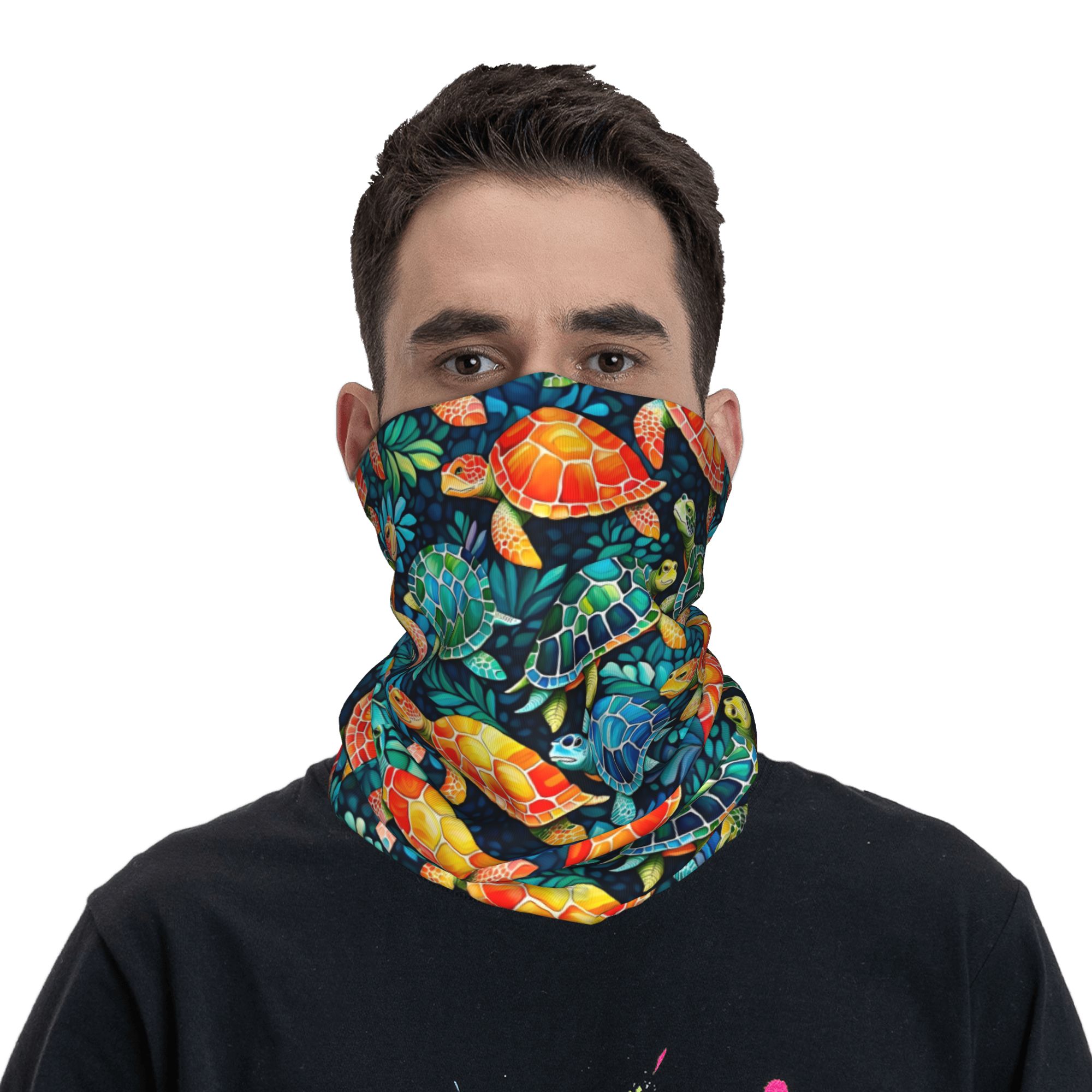 Aangepaste grappige kleurrijke - Neck Gaiter Fleece recensie en prijs